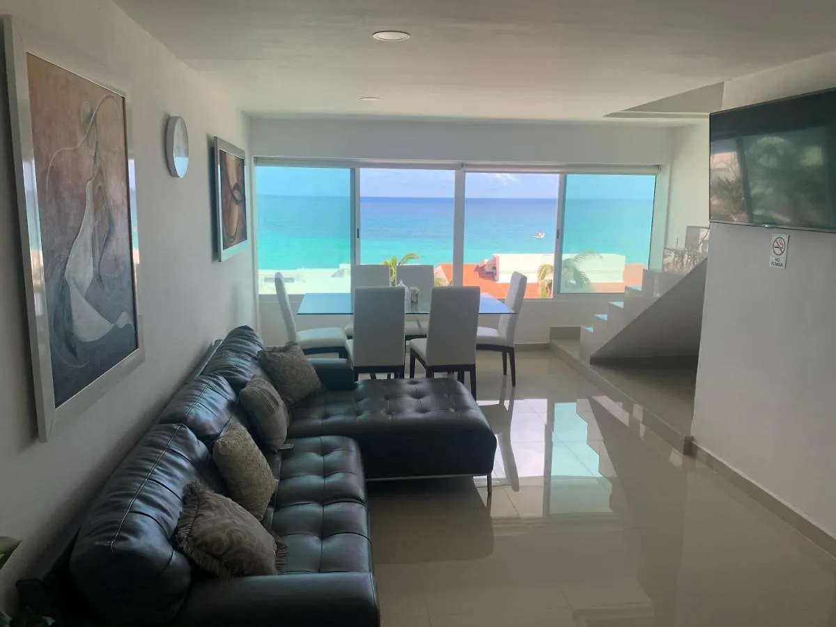 Apartamento Penthouse Frente Al Mar Cancún 0*,